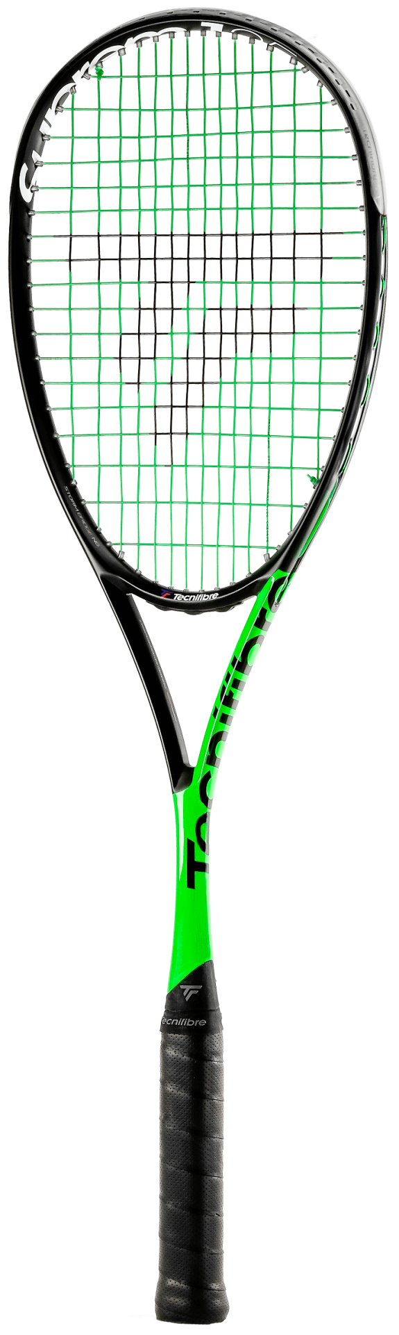 Tecnifibre SUPREM 125 CurV (strung with 305 Green, full cover) Squash Raketi