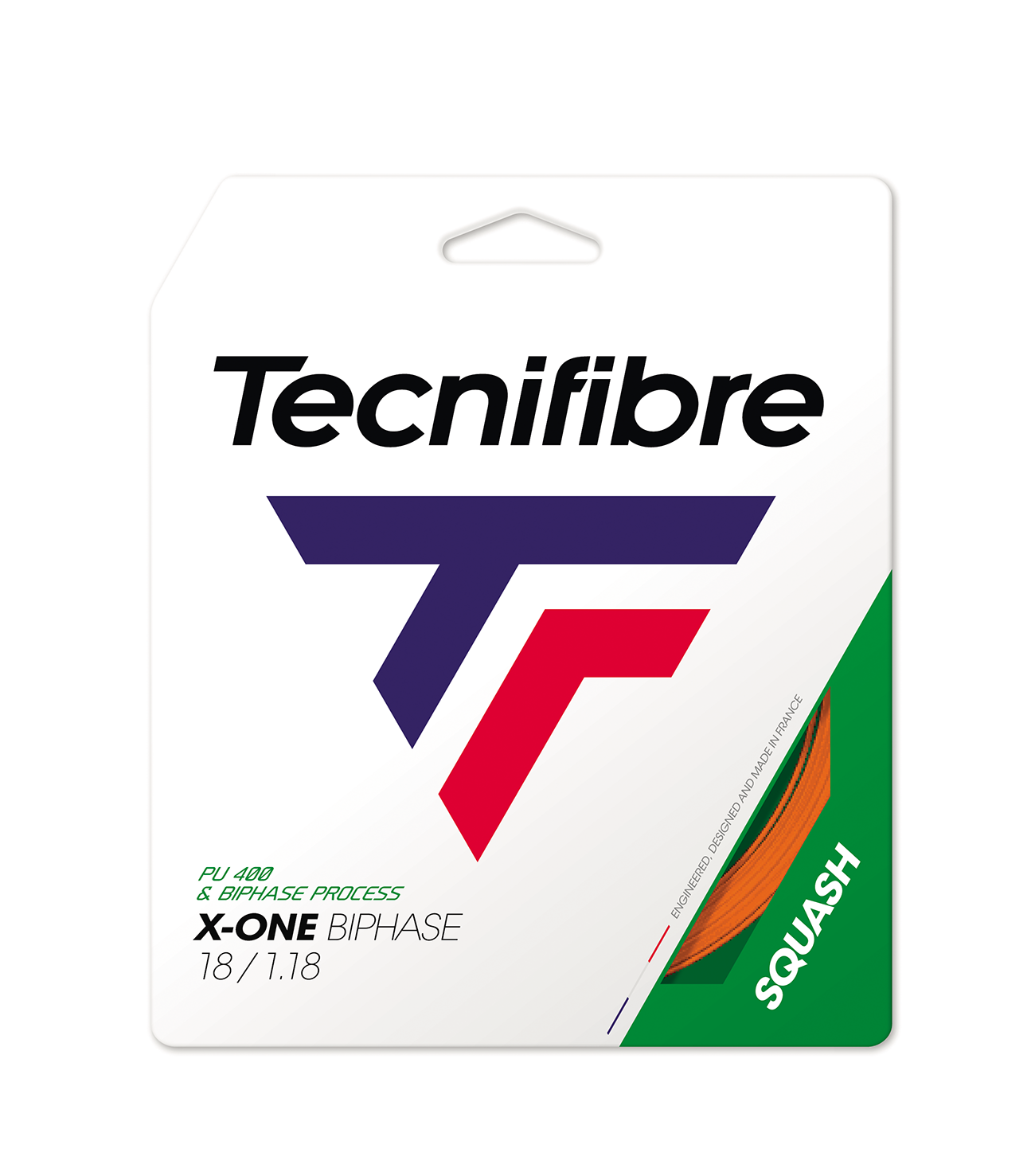 Tecnifibre X One Pu 1,18 (12m) Orange Squash Paket Squash Raketi Kordajı
