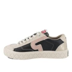 Palladium Ace Lo Mix LTH Kadın Sneaker Siyah/Gri Deri Günlük Ayakkabı