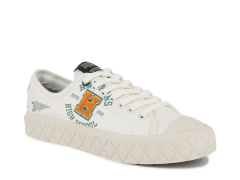 Stranger Things Palladium Palla Ace Tigers Cream White Kadın Ayakkabı