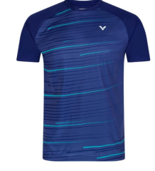 Victor T-33100 B Mavi Unisex Badminton Tişört