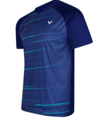 Victor T-33100 B Mavi Unisex Badminton Tişört