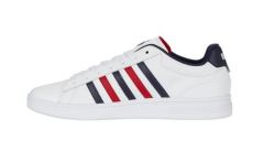 K-Swiss COURT TIEBREAK II~WHT/PEACOT/SMBA RED Erkek Tenis Ayakkabısı