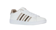 K-Swiss Court TieBreak II~Wh/Taup/Tek/Jurscgld Erkek Tenis Ayakkabısı