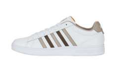 K-Swiss Court TieBreak II~Wh/Taup/Tek/Jurscgld Erkek Tenis Ayakkabısı