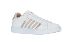 K-Swiss COURT TIEBREAK II~WHT/CAMEO ROSE/WHT Kadın Tenis Ayakkabısı