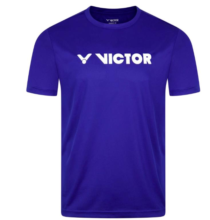 Victor T-43104 B Mavi Unisex Badminton Tişört