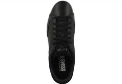 K-Swiss LOZAN  KLUB LTH~BLACK/BLACK/WHITE Erkek Tenis Ayakkabısı