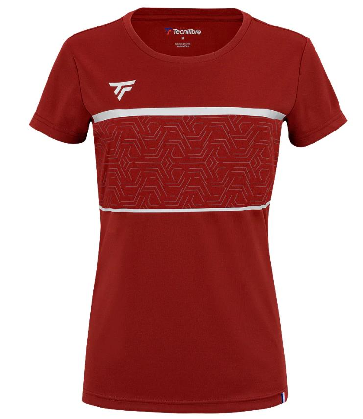 Tecnifibre Tech Tee Cardinal Renk Kadın T-Shirt