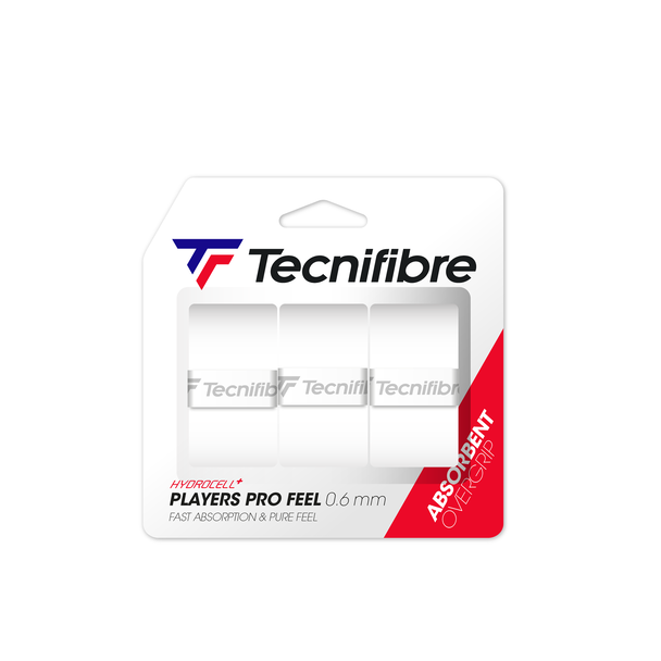 Tecnifibre Players Pro Feel 3\'lü (0.6 mm) Overgrip