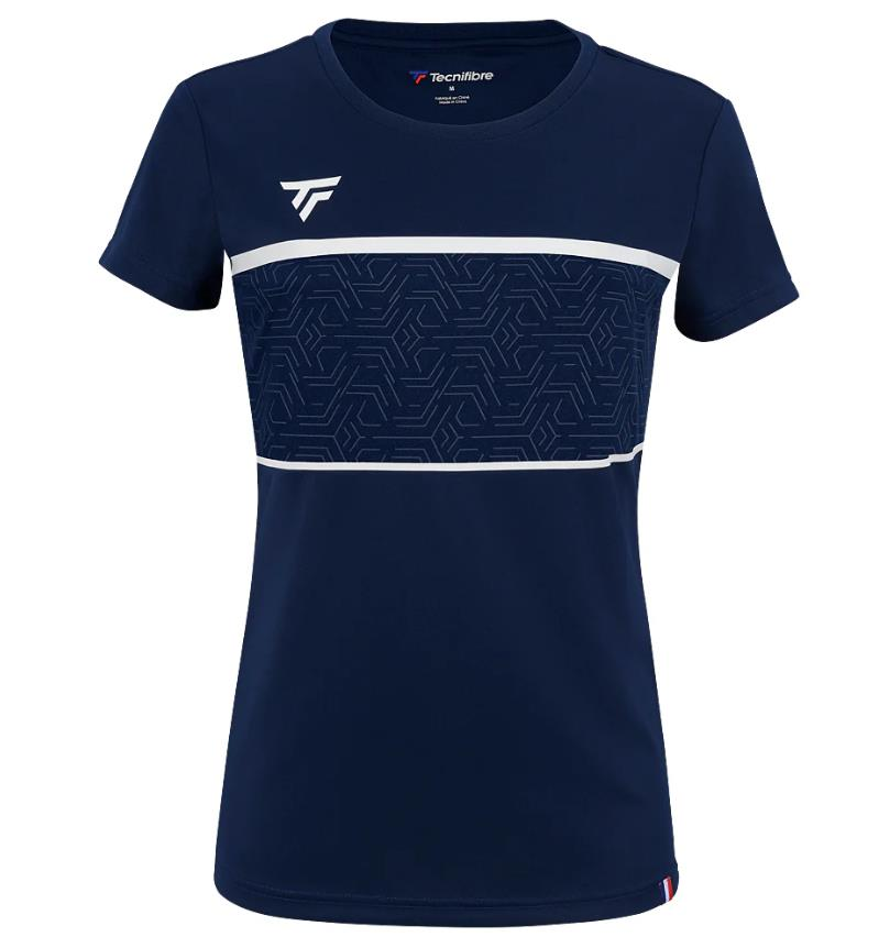 Tecnifibre Team Mesh Polo Marine Renk Kadın T-Shirt