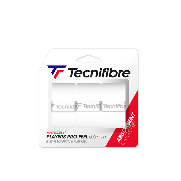 Tecnifibre Players Pro Feel 3\'lü (0.6 mm) Overgrip