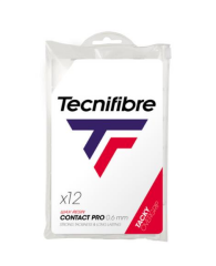 CONTACT PRO WHITE (pack 12 overgrips) (0,6 mm)