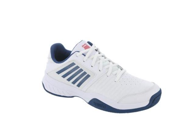 K-Swiss Court Express Wht/Opal/Lollipop Sert Kort Erkek Ayakkabısı