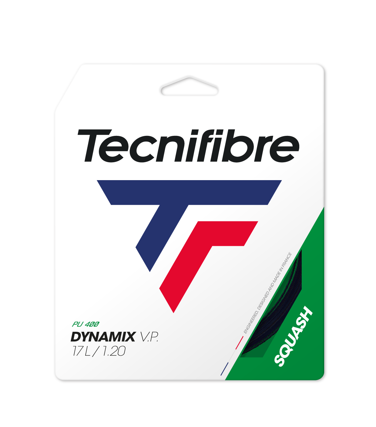 Tecnifibre Dynamix VP Squash Paket Kordaj 1.20 mm 12 m Siyah