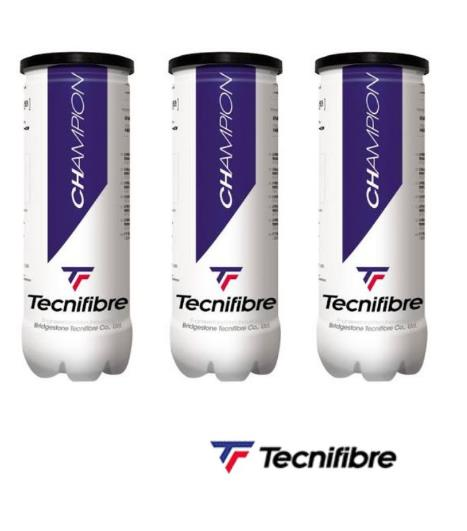 Tecnifibre CHAMPION (3 TOPLU KUTU) 3'lü Tenis Topu