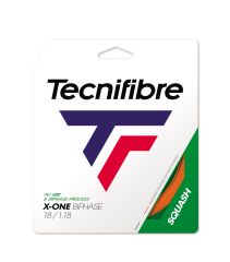 Tecnifibre X-One Biphase Squash Paket Kordaj 1.18 mm 12 m Turuncu