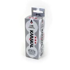 Karakal 3* Tab Ten Ball Wht x3 Masa Tenisi Topu