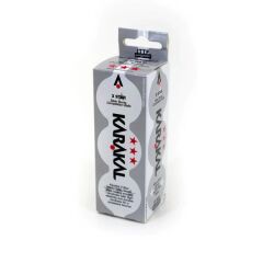 Karakal 3* Tab Ten Ball Wht x3 Masa Tenisi Topu