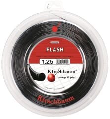 Kirschbaum 200M Reel Flash 1,25 Siyah Tenis Rulo Kordaj