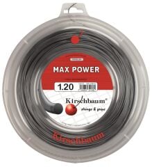 Kirschbaum 200M Reel Max Power 1,20 Antrasit Tenis Rulo Kordaj