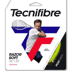 Tecnifibre Razor Soft 1,20 (12m) Lime Paket Tenis Raketi Kordajı