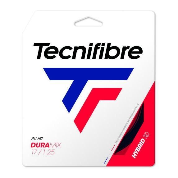 Tecnifibre Duramix 1,25 (12m) Black Paket Tenis Raketi Kordajı