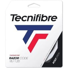 Tecnifibre Razor Code 1,20 (12m) White Paket Tenis Raketi Kordajı