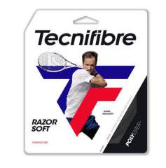 Tecnifibre Razor Soft 1,20 (12m) Black Paket Tenis Raketi Kordajı
