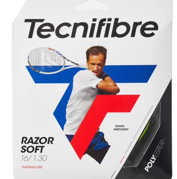 Tecnifibre Razor Soft 1,30 (12m) Lime Paket Tenis Raketi Kordajı