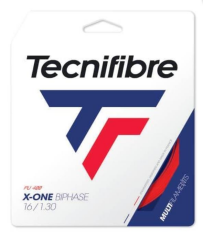 Tecnifibre X-One Biphase Pu 1,30 (12m) Red Paket Tenis Raketi Kordajı