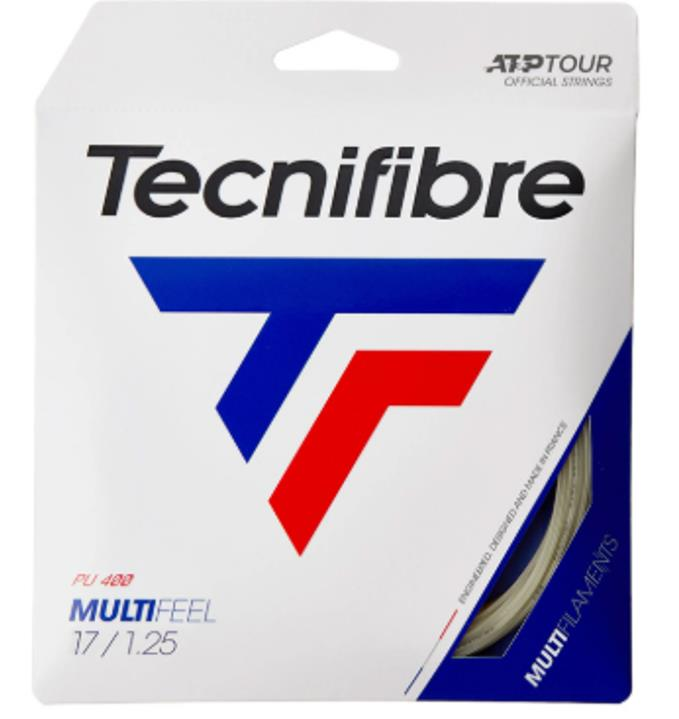 Tecnifibre Multifeel 1,25 (12m) Natural Paket Tenis Raketi Kordajı