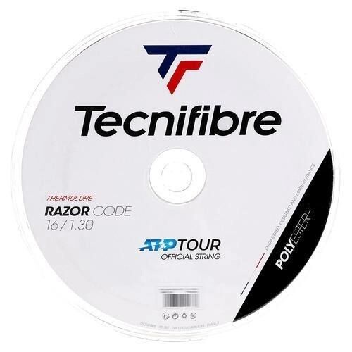 Tecnifibre Reel 200M Razor Code Beyaz 1,30 Tenis Rulo Kordaj