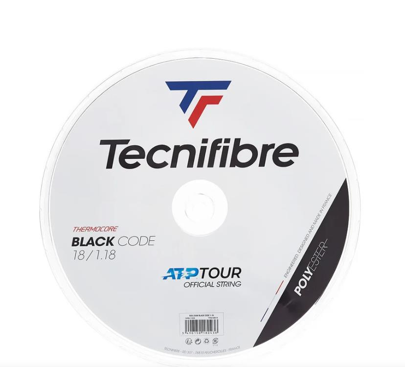 Tecnifibre Reel 200M Black Code 1,18 Tenis Rulo Kordaj