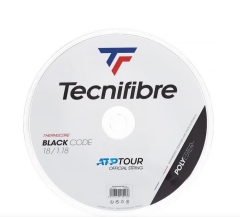 Tecnifibre Reel 200M Black Code 1,18 Tenis Rulo Kordaj