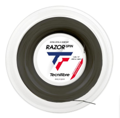 Tecnifibre Bob 200M Razor Spin 1,25 Siyah Tenis Rulo Kordaj