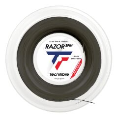 Tecnifibre Bob 200M Razor Spin 1,30 Siyah Tenis Rulo Kordaj