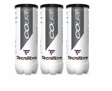 Tecnifibre Court Tenis Topu (3 Toplu Kutu) 3'lü Kutu