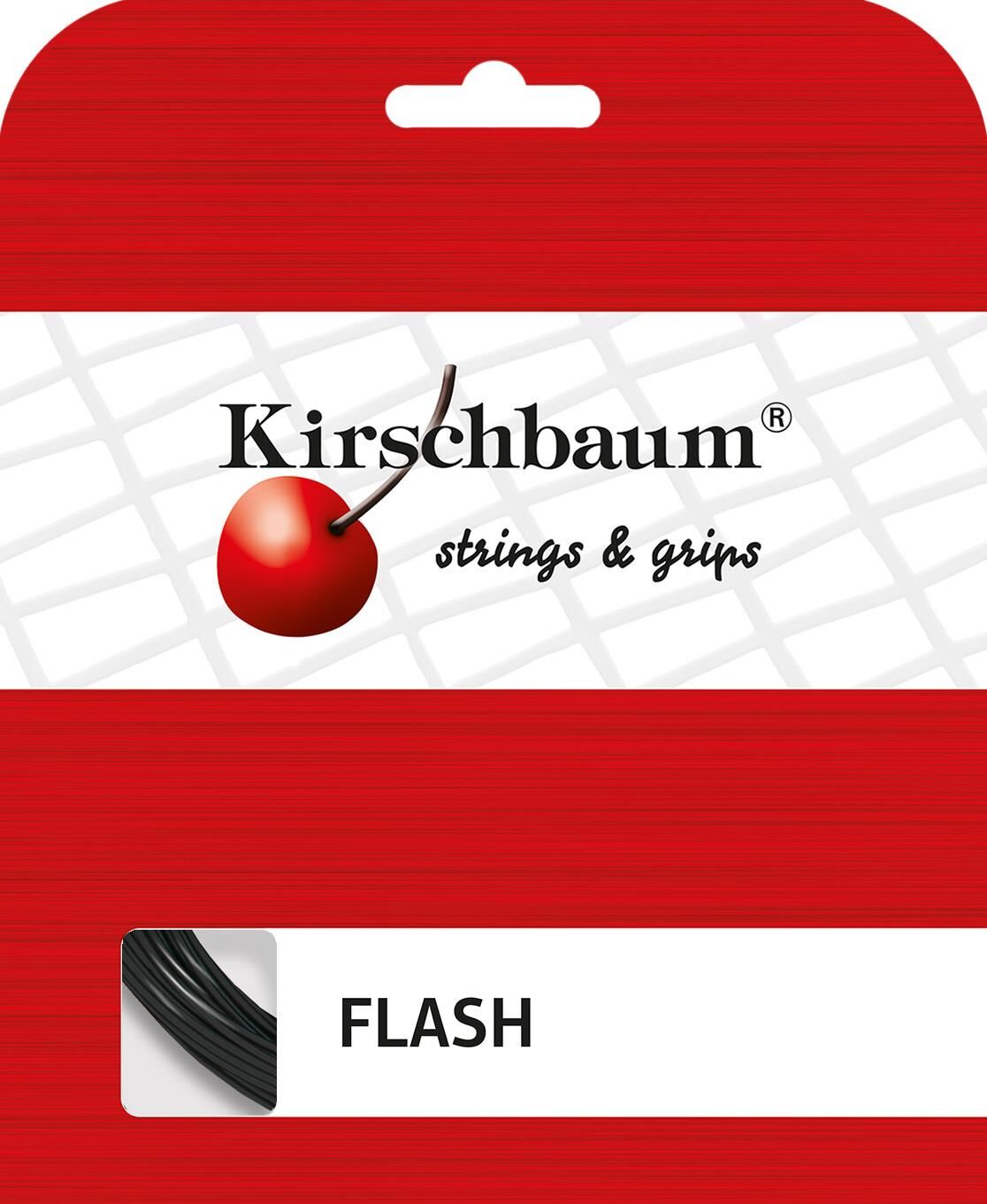 Kirschbaum  Flash 1,25 Siyah (12 m) Tenis Paket Kordaj