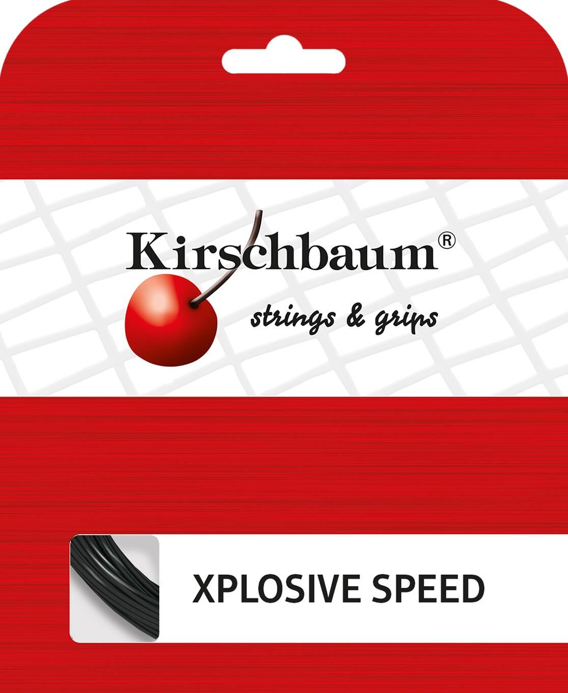 Kirschbaum  Xplosive Speed 1,23  Siyah (12 m) Tenis Paket Kordaj