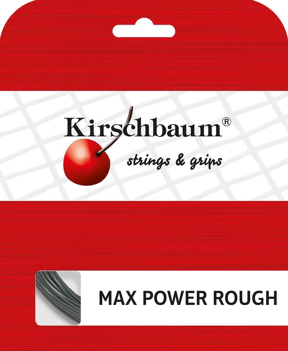 Kirschbaum  Max Power Rough 1,25  Antrasit (12 m) Tenis Paket Kordaj