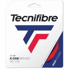 Tecnifibre X-One Biphase Pu 1,18 (12m) Red Tenis Paket Kordaj