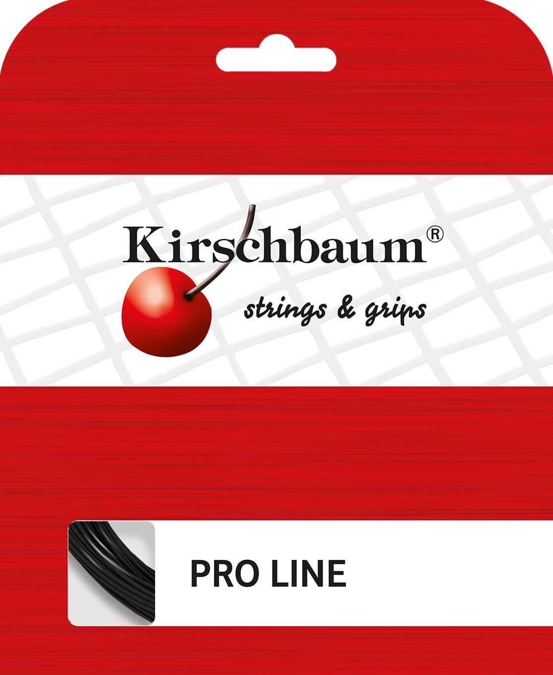 Kirschbaum  Pro Line 1,25  Siyah (12 m) Tenis Paket Kordaj