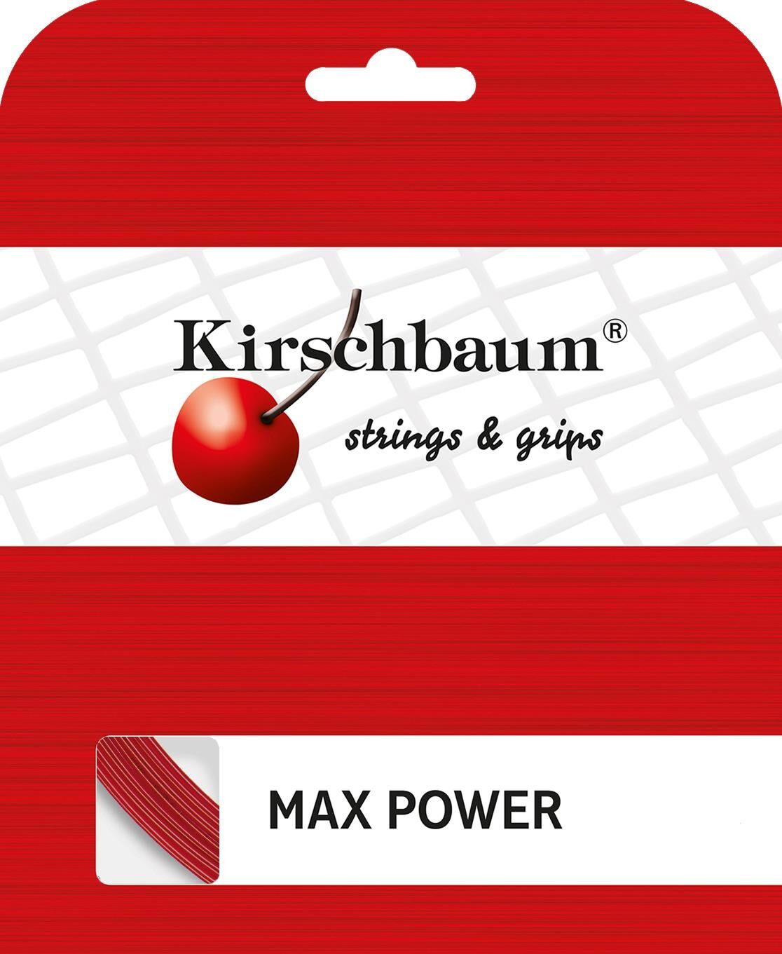 Kirschbaum  Max Power 1,25  Kırmızı (12 m) Tenis Paket Kordaj