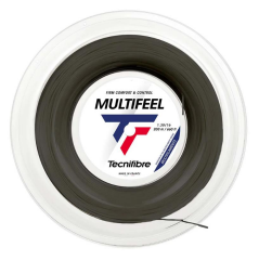 Tecnifibre Reel 200m Multifeel 1,30 Siyah Tenis Rulo Kordajı