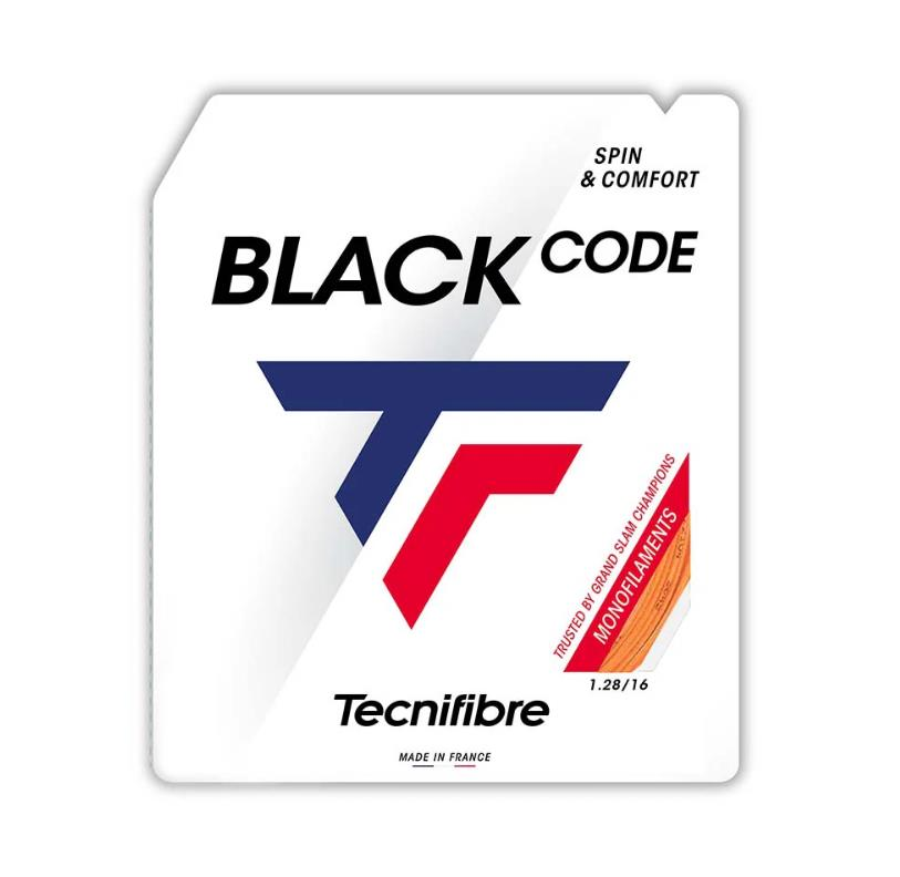 Tecnifibre Black Code Ateş Kırmızı 1.28 (12 M) Tenis Paket Kordaj